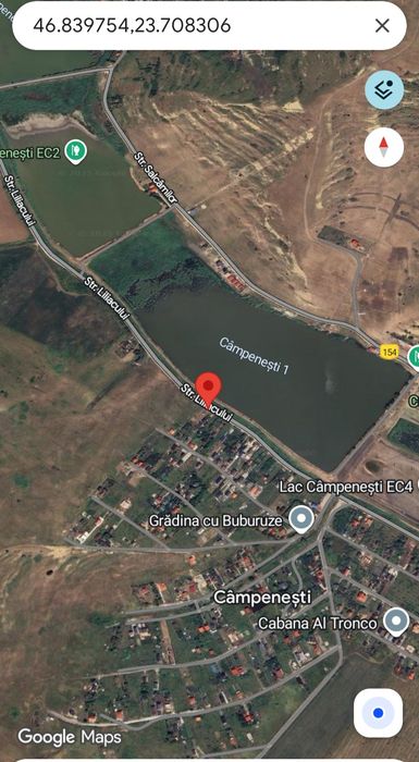 Vand sau Schimb cu apartament! Cel mai frumos teren !Câmpenești Lac 1
