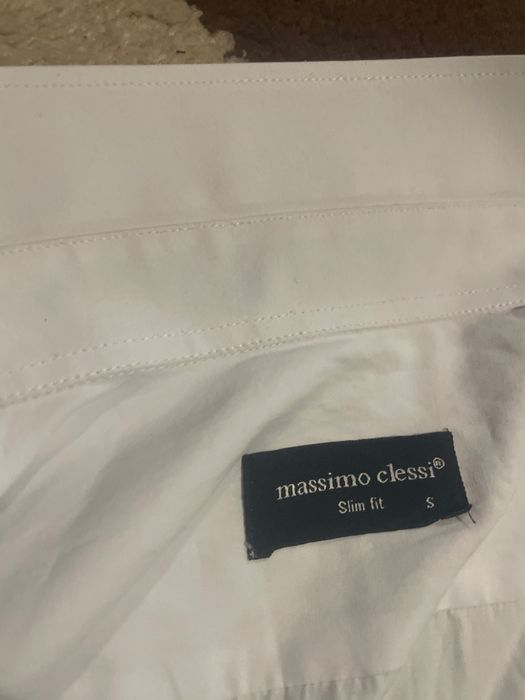 Camasa alba massiomo clessi