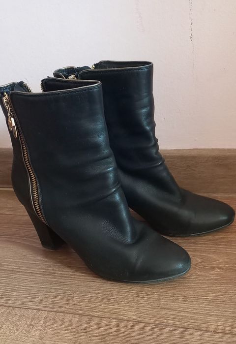 Ботильоны кожаные
