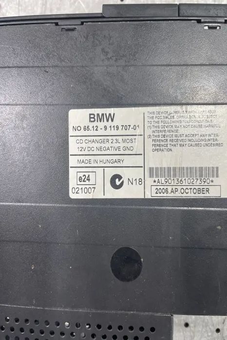 Magazie CD 65.12 - 9 119 707-01 65.12 - 9 119 707-01 BMW Seria 3 2006