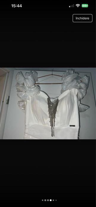 Rochie alba cununie civila