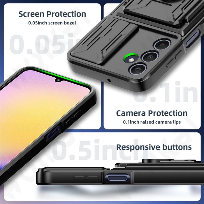 Samsung Galaxy A57 A17 A56 A26 A16 A55 A15 A25 / RING CARD SLOT кейс