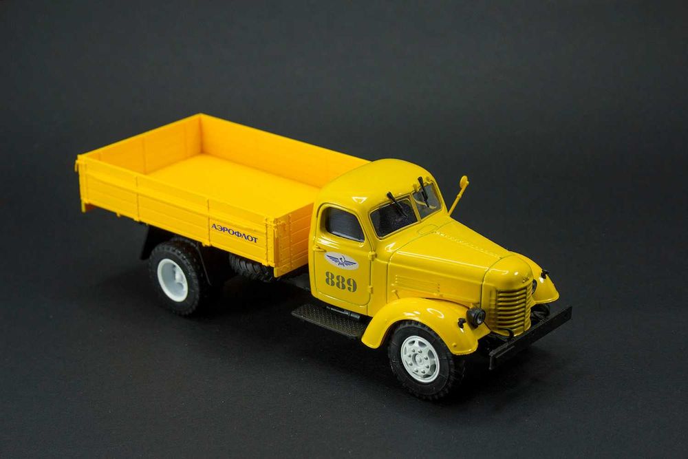 Игрушечная модель, машина - грузовик ЗИС-150 Аэрофлот, масштаб 1:43