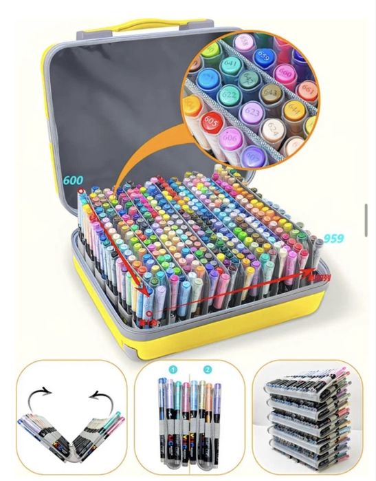 Маркеры  360 шт 1 мм, Мультиколор