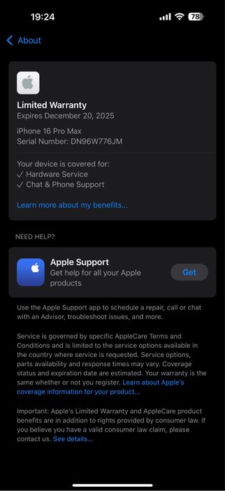 Iphone 16 pro max 256gb