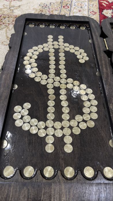 Нарды ручная работа (тенге)