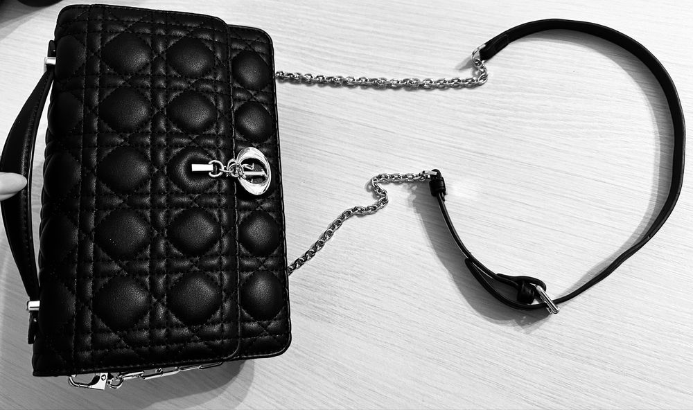 Сумка черная через плечо