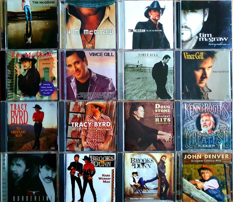 Colectie cd-uri muzica country USA
