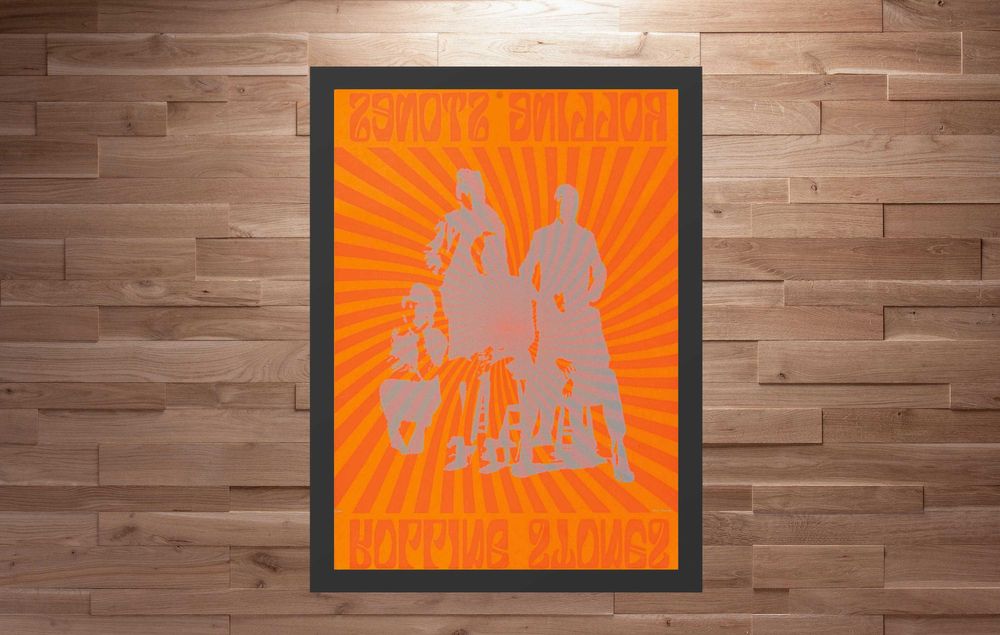 Рок постер плакат с рамка