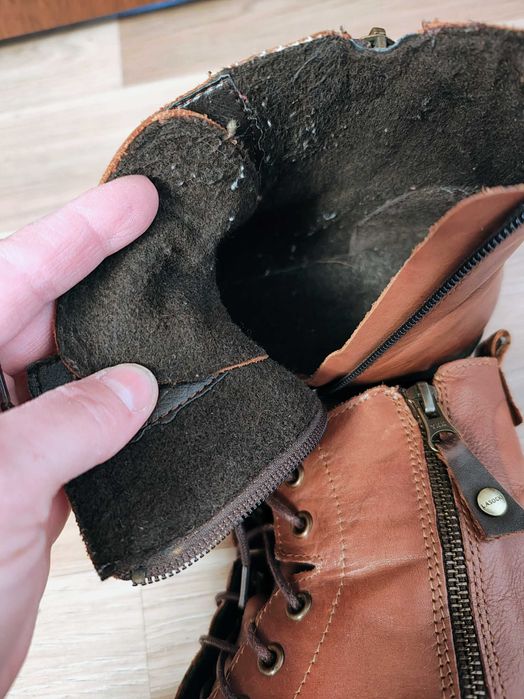 Ghete botine piele nr 38 fete