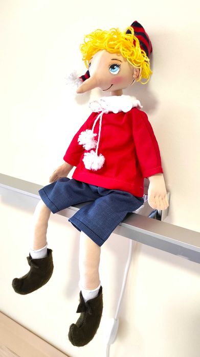 Кукла Пинокио. Ръчна изработка.