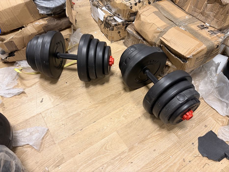 Gantere Reglabile set 20 kg+20 kg noi prt promo 200 lei