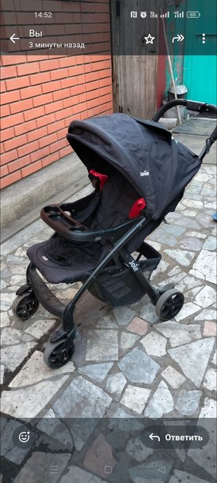 Коляска Joie подходит детям до 3-х лет