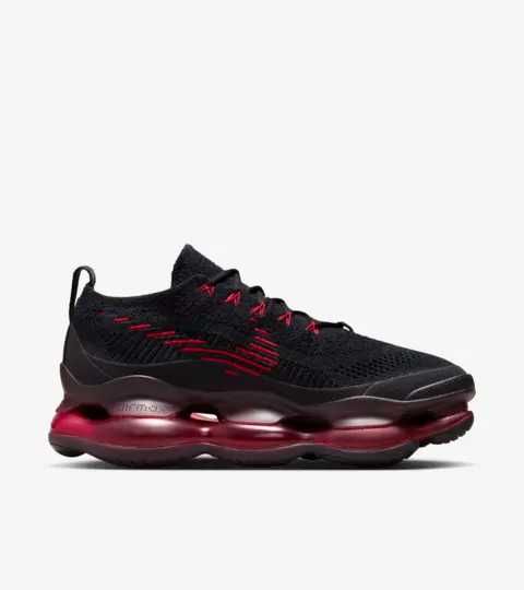 ПРОМО! Nike Air Max Scorpion Flyknit Black and Red