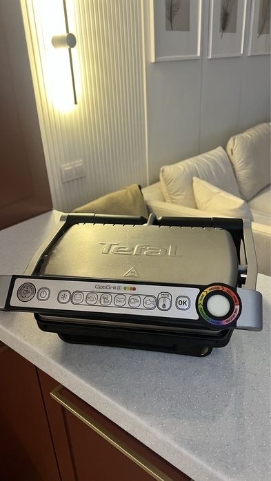 Tefal OptiGrill GC 712D34 + электрогриль