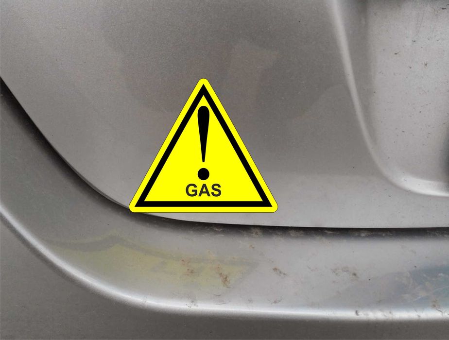 Наклейка ГАЗ на авто