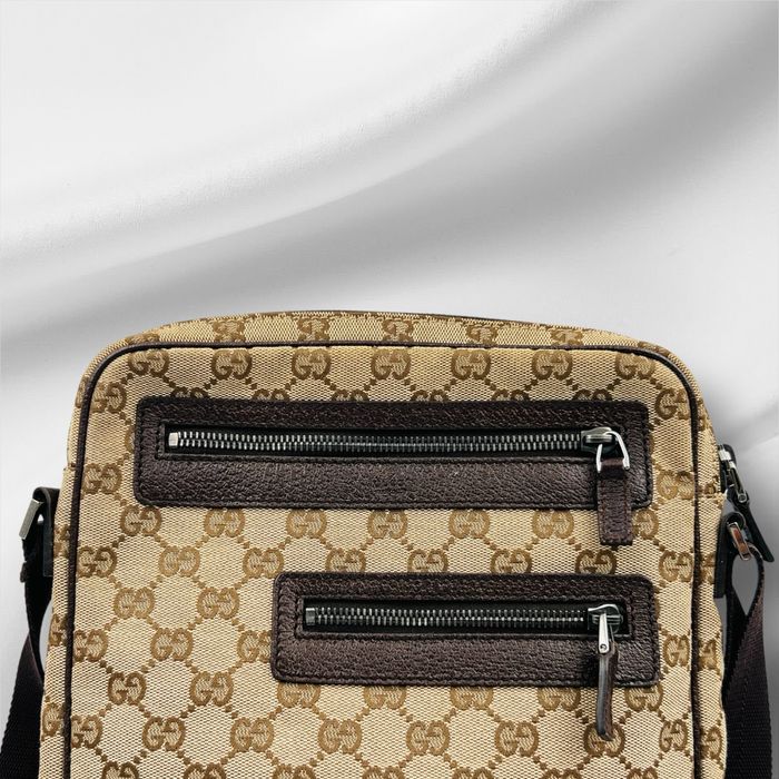 Gucci GG Canvas Shoulder Bag мъжка чанта за през рамо