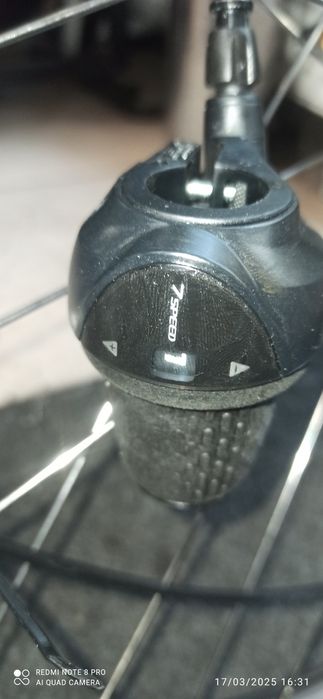 Roata 28 Inox spițe groase cu butuc Nexus 7 gata pentru a fi montata