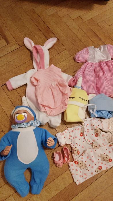 Реалистична Кукла бебе с дрехи и аксесоари,