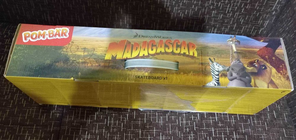 Skateboard Madagascar Pombar, nou