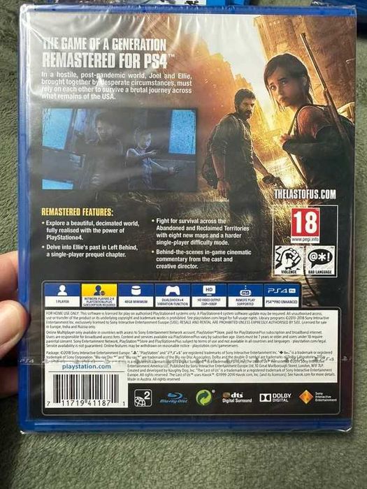 The Last of Us remastered PS4