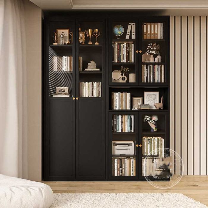 Книжный большой шкаф для гостиной недорого\Zalga shkaf kitoblarga