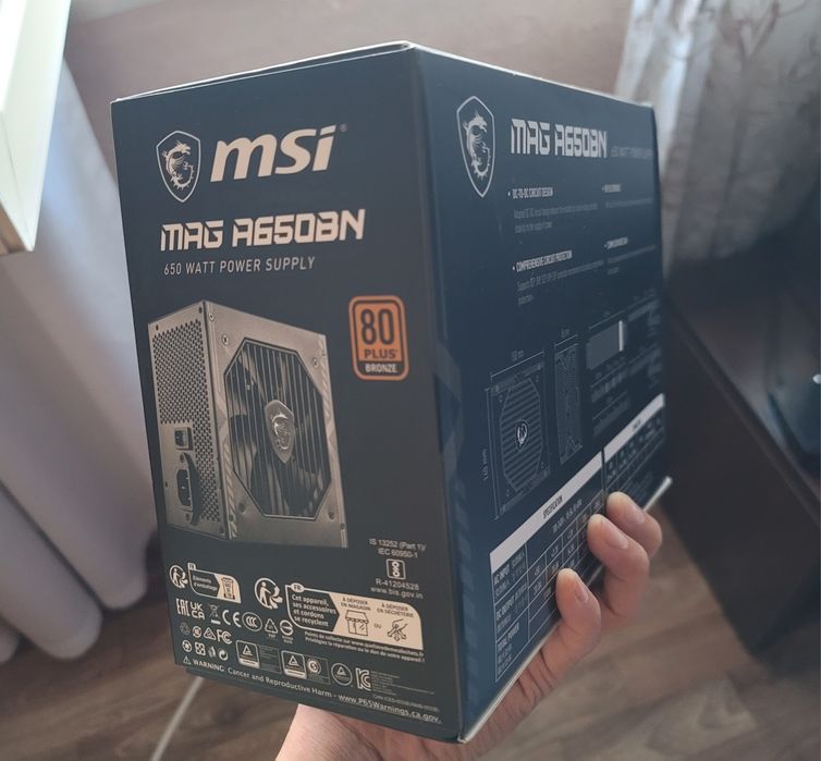 Блок питания MSI MAG A650BN