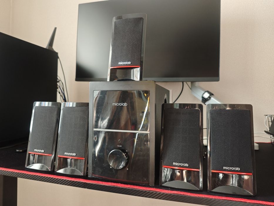 Колонки для компьютера с сабвуфером Microlab M-700/5.1