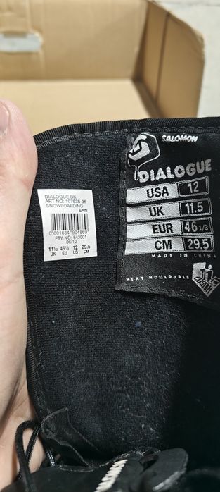 Salomon 42 и 46 1/3, и Burton 42,  42.5, 43 и 44 номер