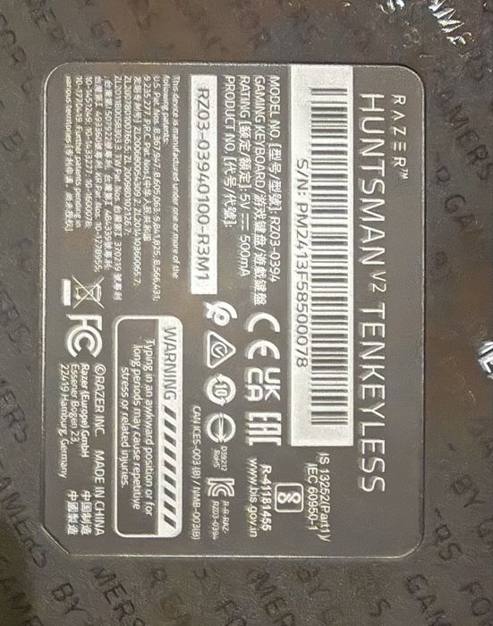 Клавиатура и мишка razer гаранция още 1 година