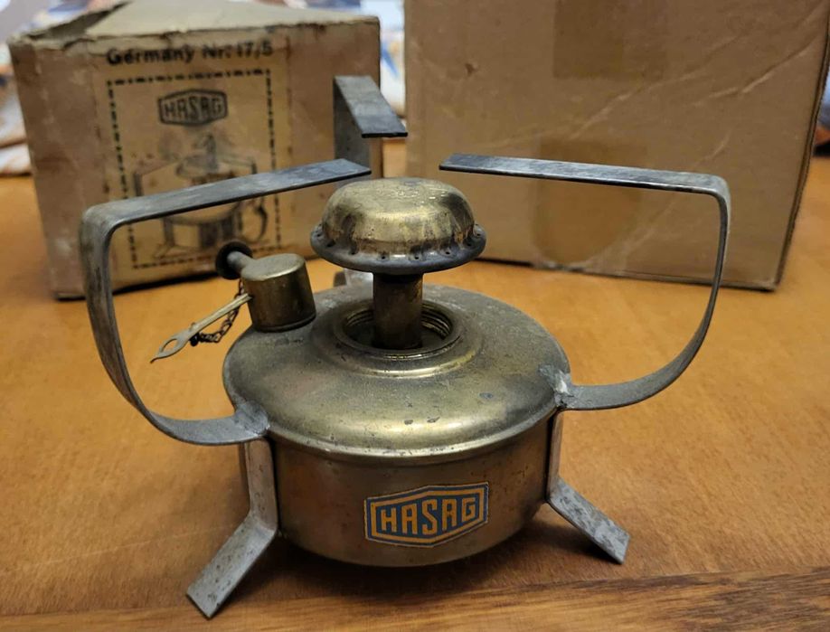 Ретро спиртен газеник от месинг