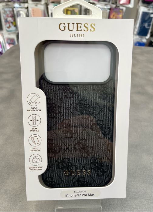 GUESS Оригинален Калъф за Apple iPhone 18 Pro Max 17 Pro Max  MagSafe case Нов