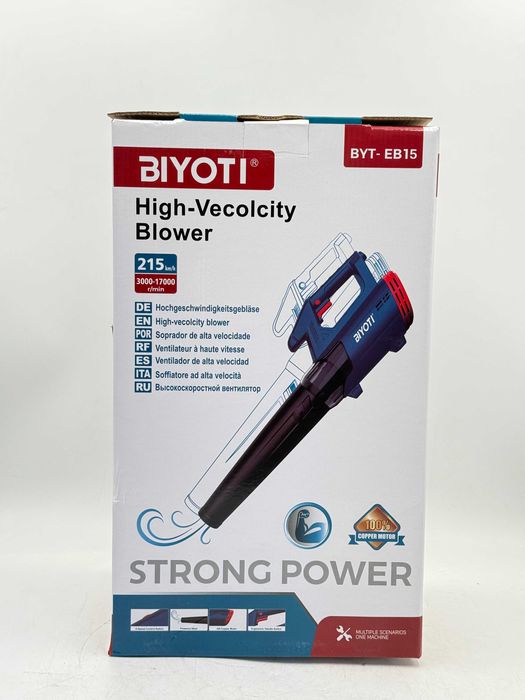 Аккумуляторная воздуходувка ROLF TOP-0003,  21 В, 95 000 об/мин