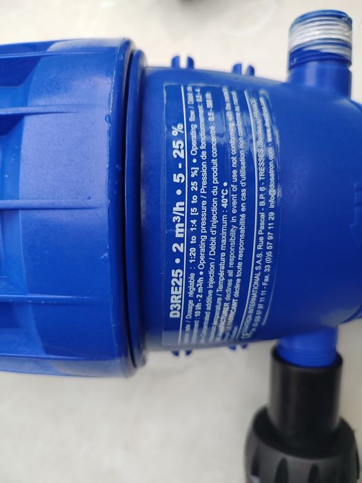 Dosatron D3RE25IEVF 5-25%, prefiltru, furtun filtru solutie