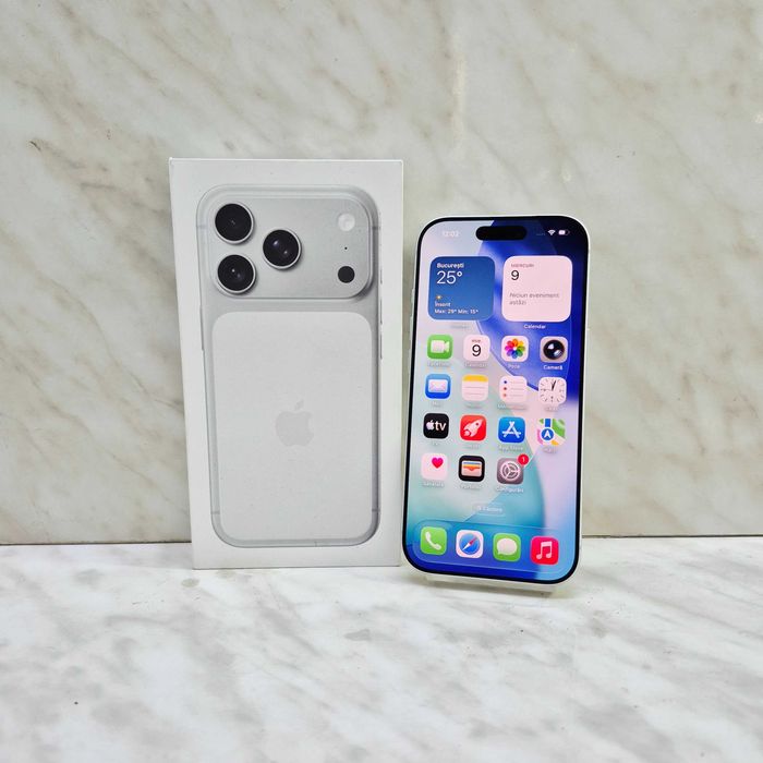 iPhone 17 Pro Silver, 256GB, 99% baterie Zeus Amanet Militari 37244