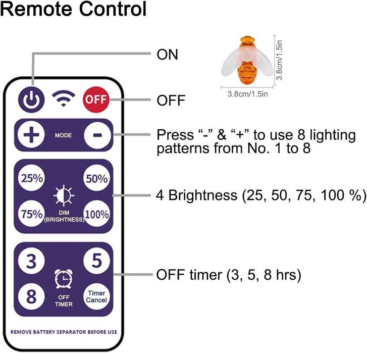 Соларни лампички пчелички
