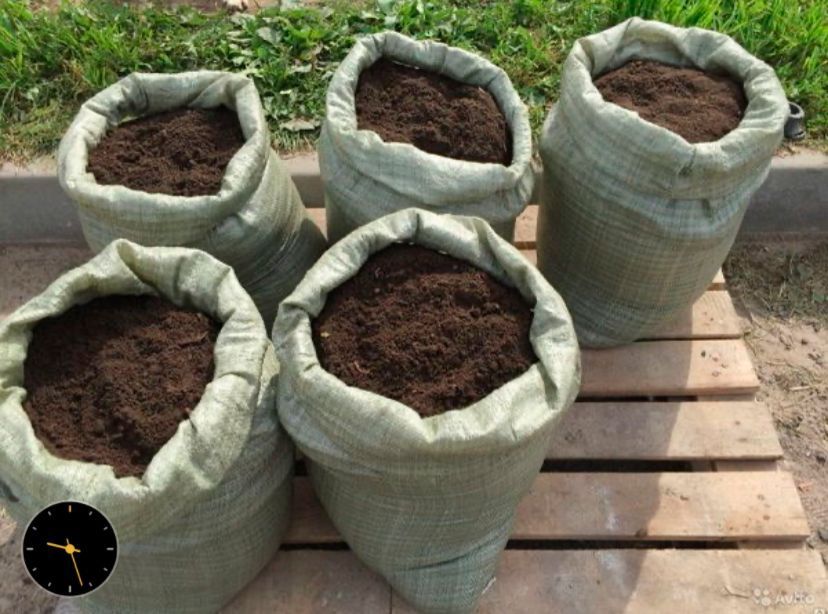 Перегной чернозем мешками