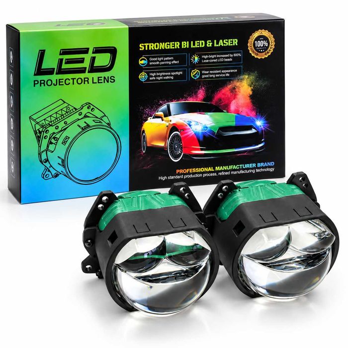 Лупи за фарове, Bi LED 80W 2БР/К-Т