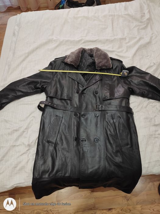 Нов уникален кожен шлифер