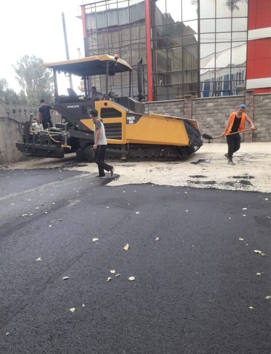 Асфальтирование / Укладка асфальта