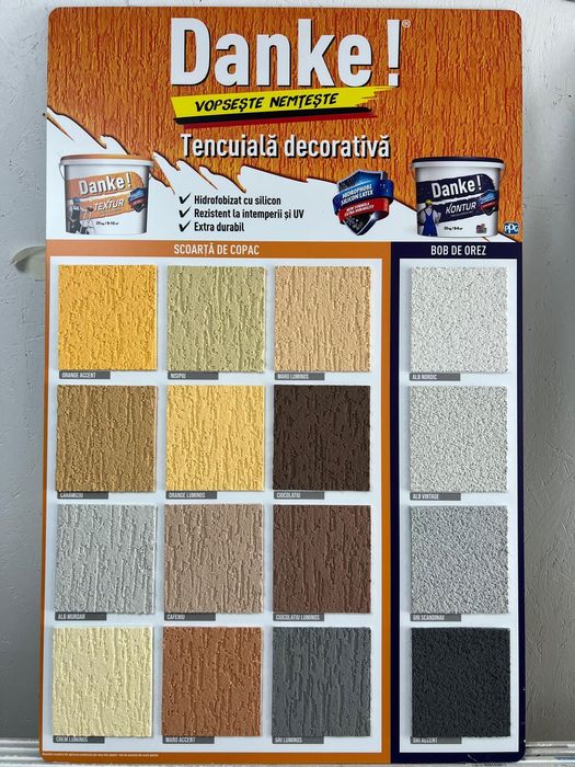 Tencuiala decorativa Danke Textur/Kontur Amorsa Gratis