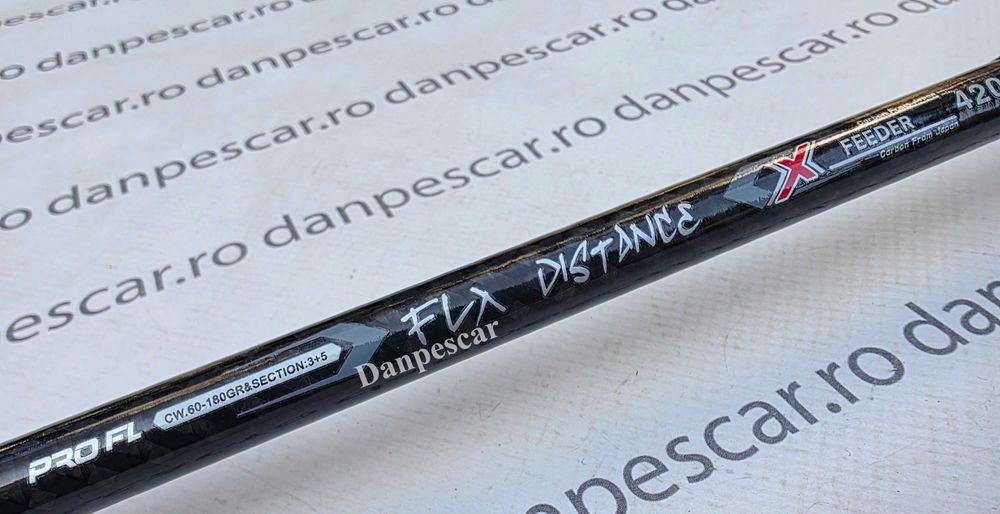 Lanseta Feeder PRO FLX Distance 4,20 metri Actiune:60-180gr 5 VARFURI