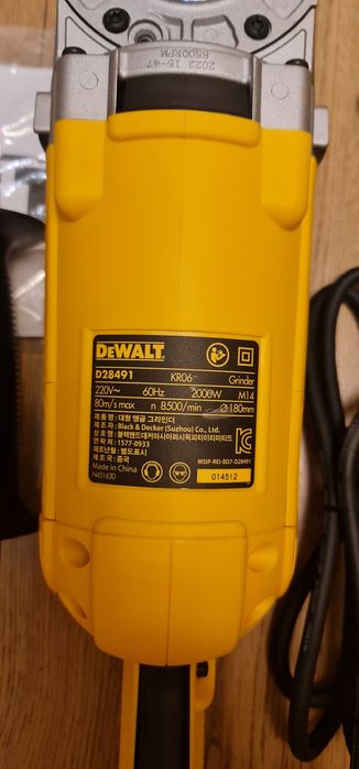 Оригинален Ъглошлайф DeWALT 2000W