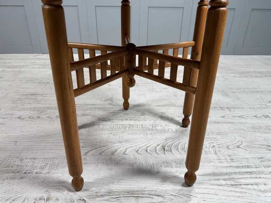 Винтидж маса за кафе с метален плот Д1087-Д