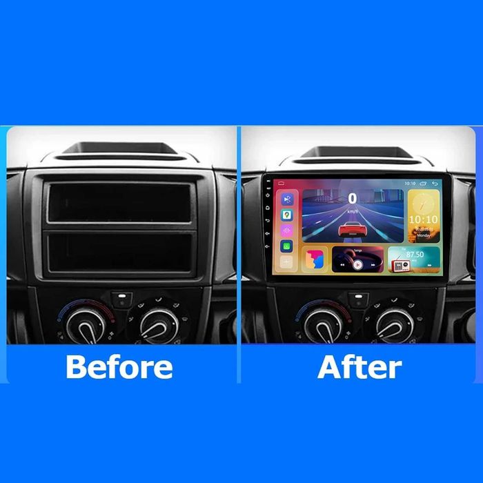 Мултимедия за Fiat Ducato навигация Android плеър 2DIN бус Ducato 2003