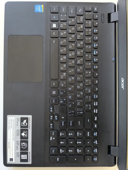 Acer Aspire ES1-512/,Intel Celeron N2940, RAМ 4GB DDR3