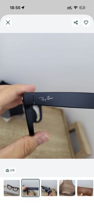 Смарт очки с камерой Rayban