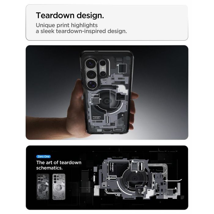 Прозрачен Кейс Spigen Ultra Hybrid Mag Zero One с MagSafe за Galaxy S26 Ultra