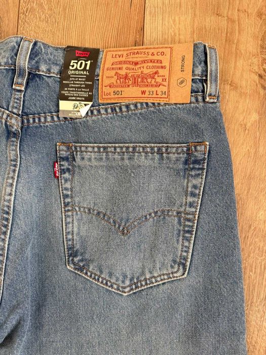 Nou Levi's 501 W33 L34 M barbati blugi slim fit