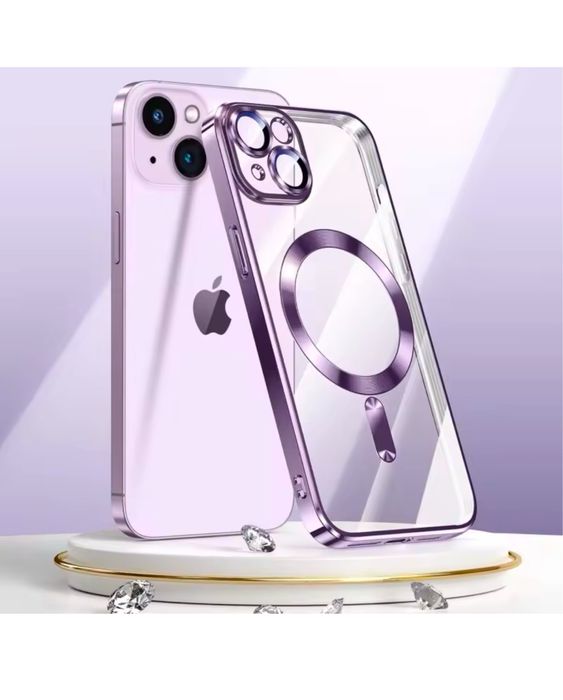 Iphone 11/12/13 PRO MAX Husa Silicon 0,3 Incarcare Magnetica Style Cas
